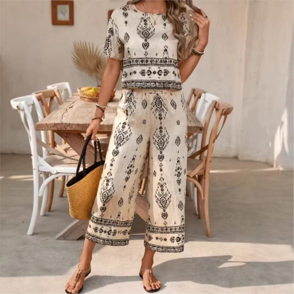 Traje de Mujer de Manga Corta  - New Ethnic Fashion reseña y precio