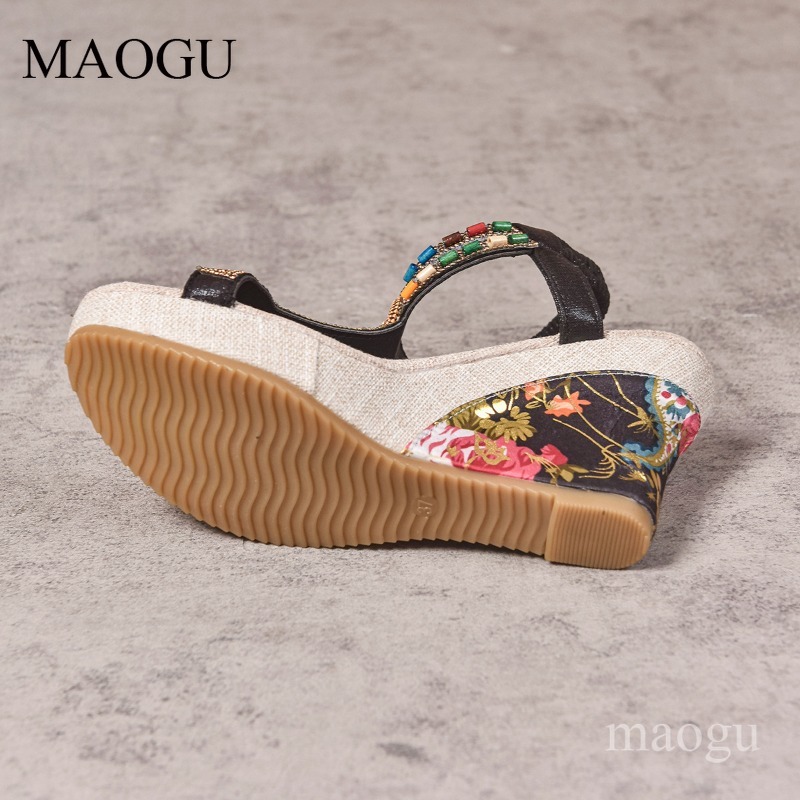 Sandalias de Plataforma con Cu - Ethnic Modern Fashion reseña y precio