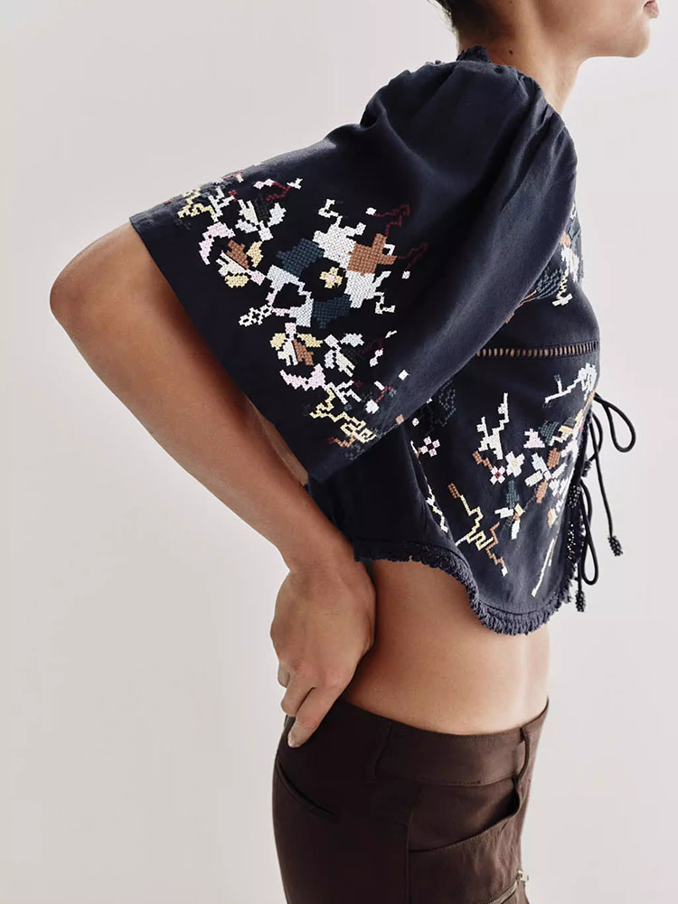 Nueva Blusa de Verano para Muj - Ethnic Fashion Design reseña y precio